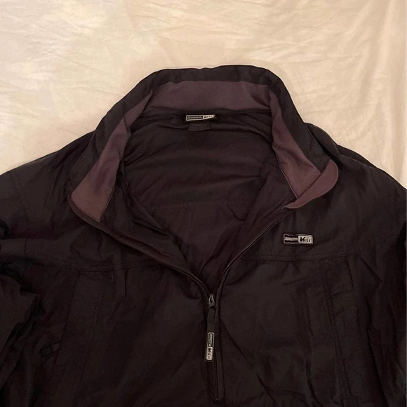 REI black windbreaker jacket unisex XL - Picture 4 of 5